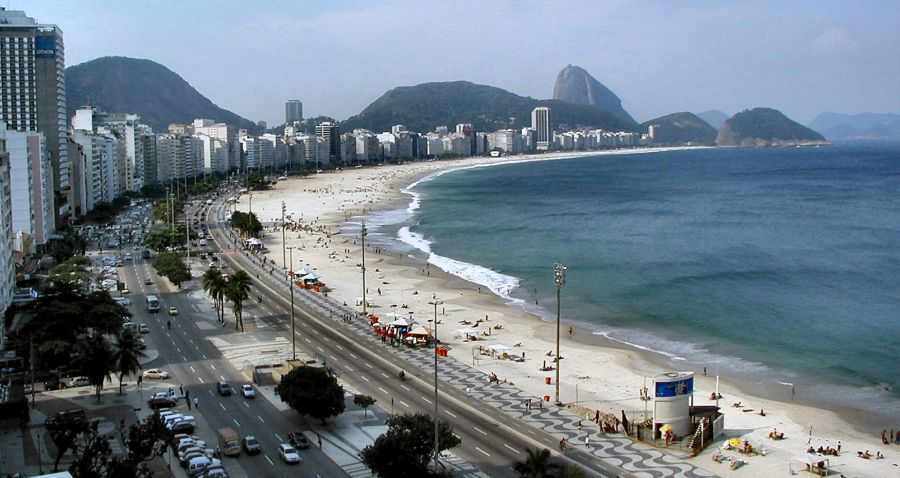 Copacabana Beach in Rio de Janeiro