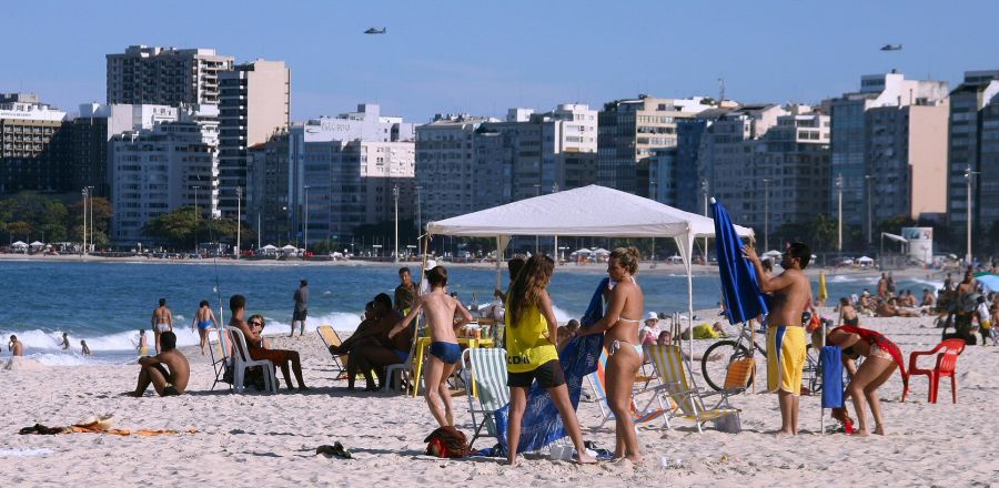 Copacabana Beach in Rio de Janeiro