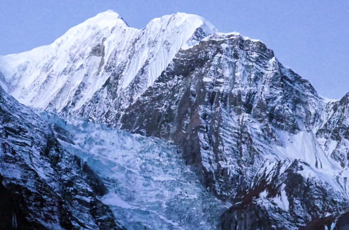 Mt.Gangapurna above Manang Village