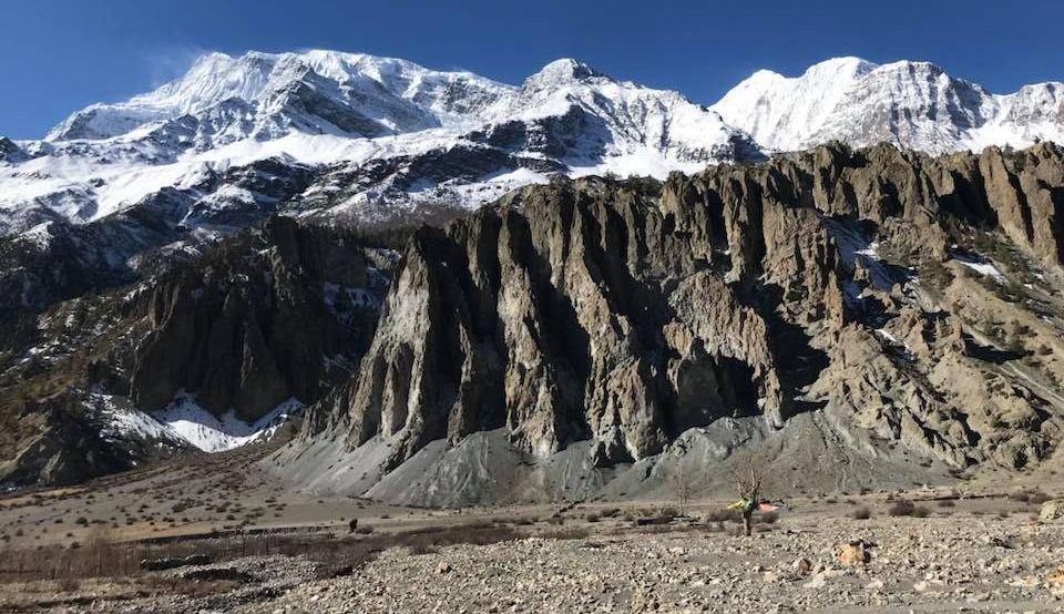 Chulu Trekking Peaks above Manang Valley