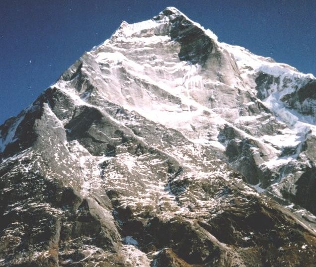 Mera Peak from Hinku Valley