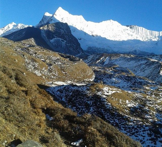 Peaks above Hongu Valley