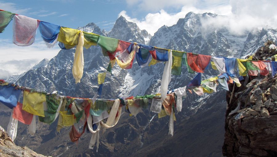 Kusum Kanguru from Zatrwa La on route from Lukla to Hinku Valley