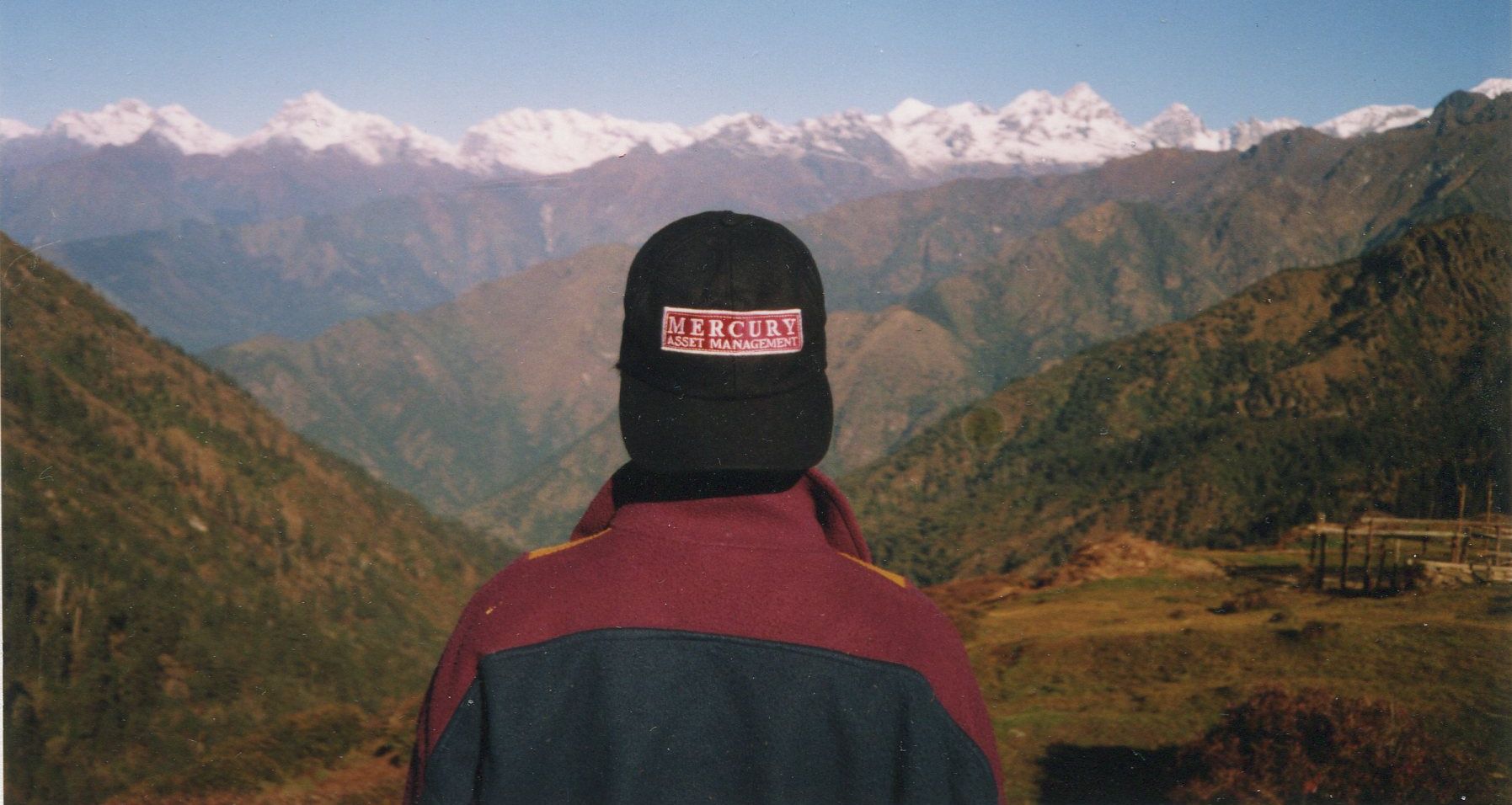 The Langtang Himal from campsite on ridge to Nosempati