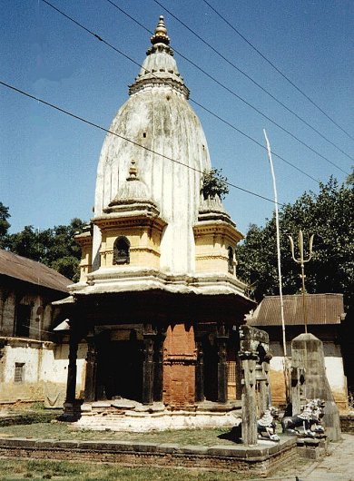 Shrine at Pashupatinath in Kathmandu