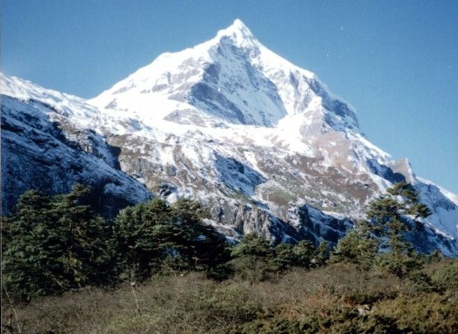 Peak 7 ( 6105 metres ) in the Barun Valley