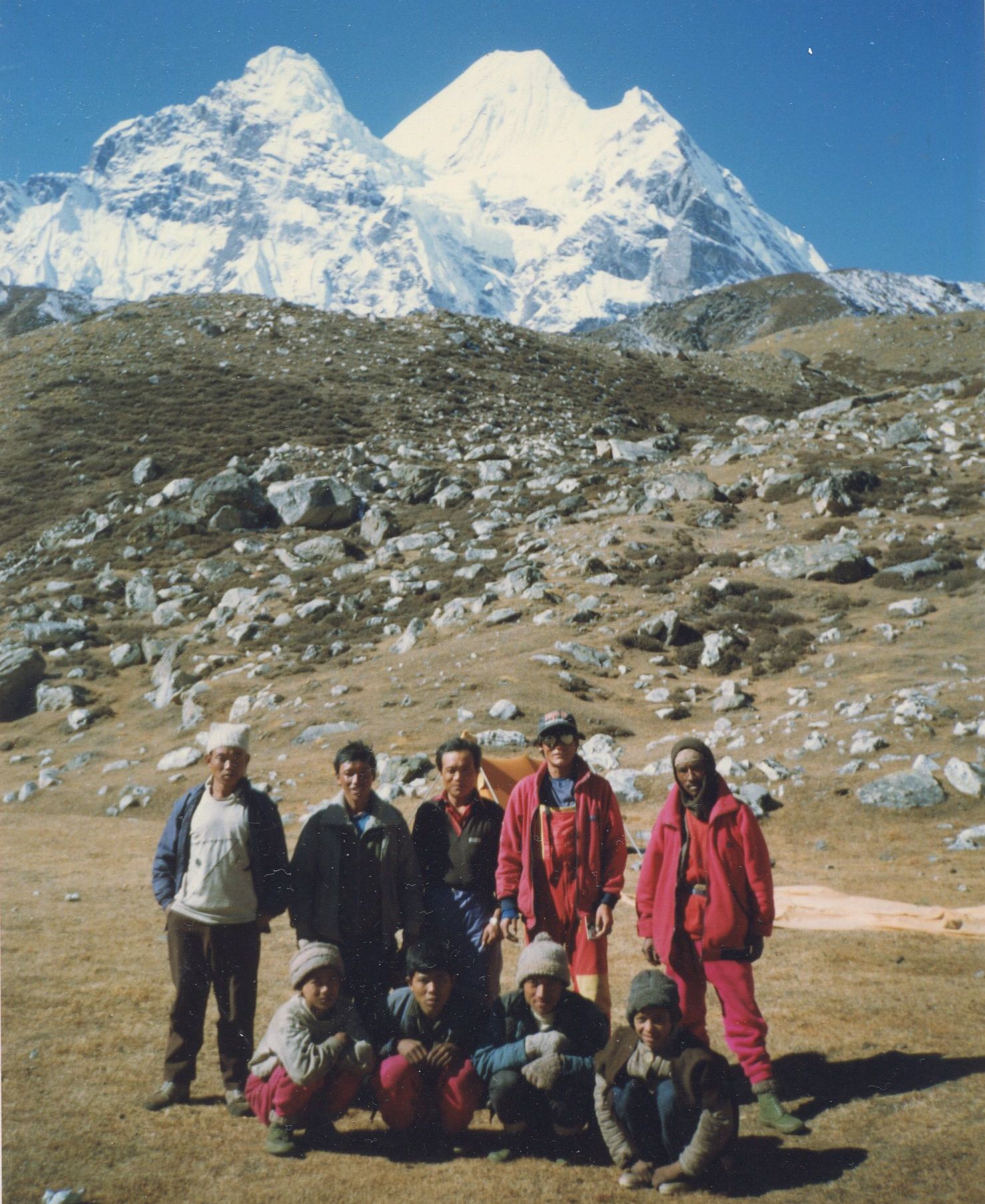 Trekking crew at Shershon