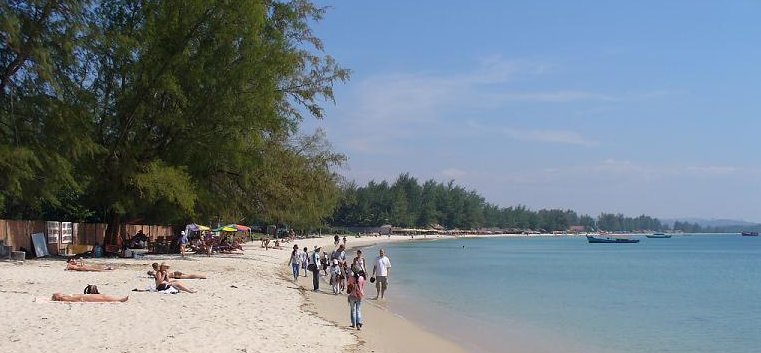 Occheuteal Beach at Sihanoukville