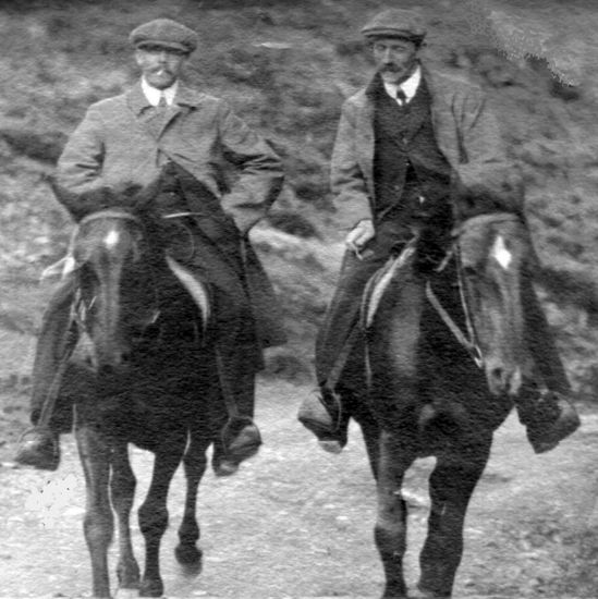 William Cameron and friend in New Zealand