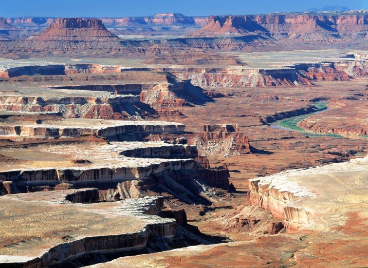 Green River Overlook from Island in the Sky in Canyonlands National Park