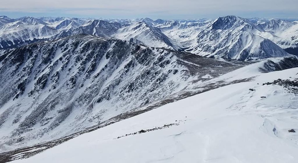 La Plata from Mount Elbert in the Sawatch Range of the Colorado Rockies