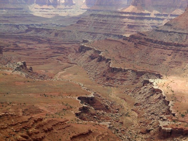 Overlook at Dead Horse Point on " Island in the Sky "