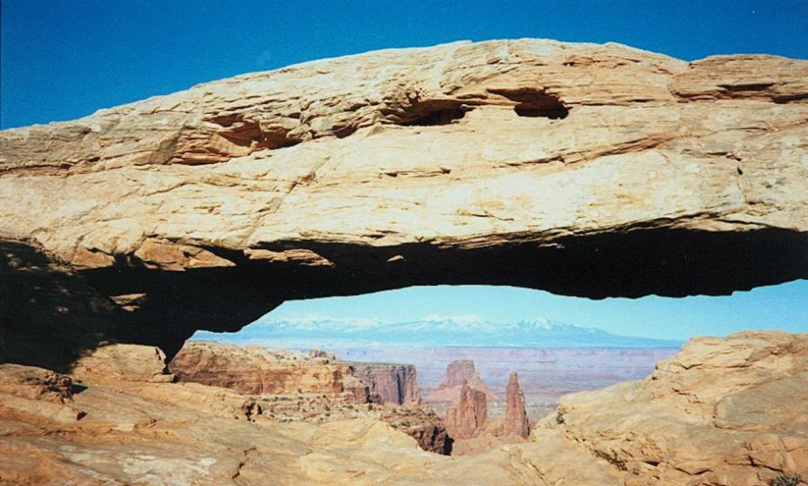 Mesa Arch on Island in the Sky in Canyonlands National Park