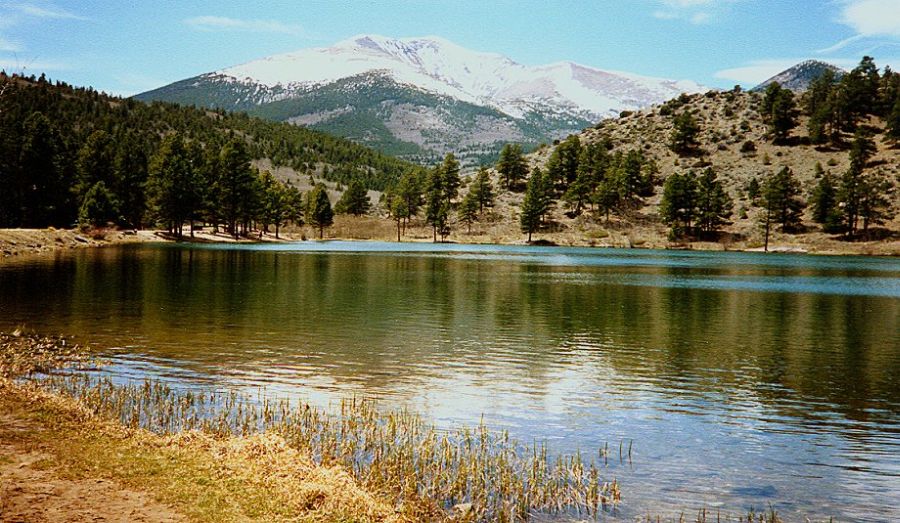 Campsite at O'Haver Lake in the Colorado Rockies