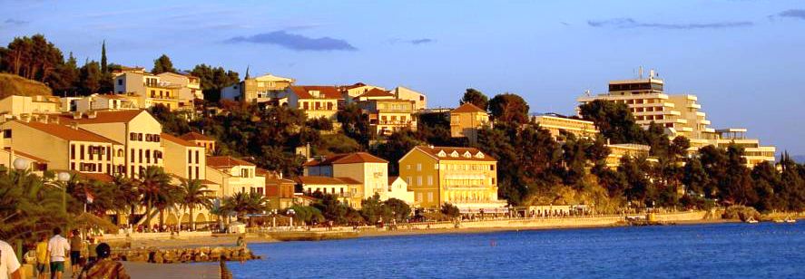 Podgora on the Adriatic Coast of Croatia