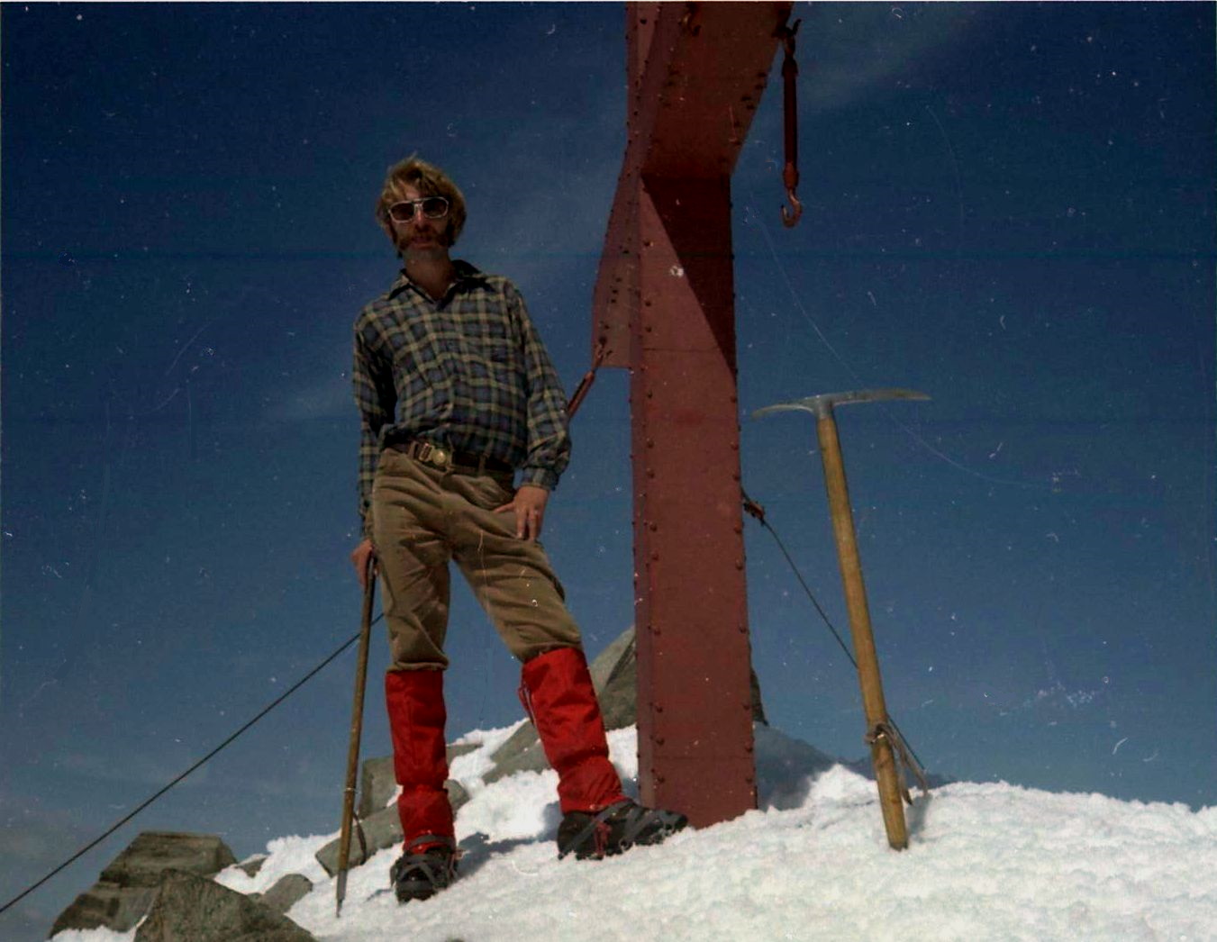 Summit of Wilder Freiger in the Austrian Tyrol