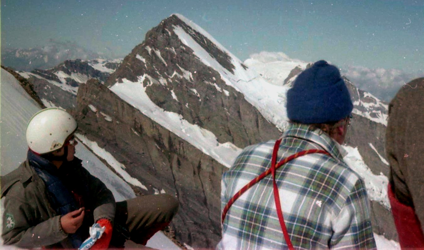 Rinderhorn from the Balmhorn in the Bernese Oberlands