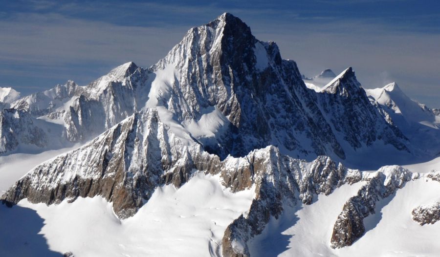 Aerial view of the Finsteraarhorn