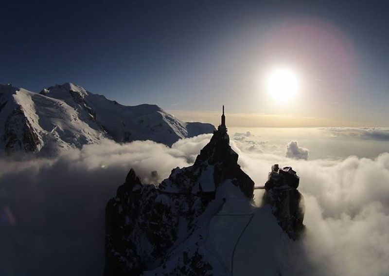 Aiguille du Midi above Chamonix