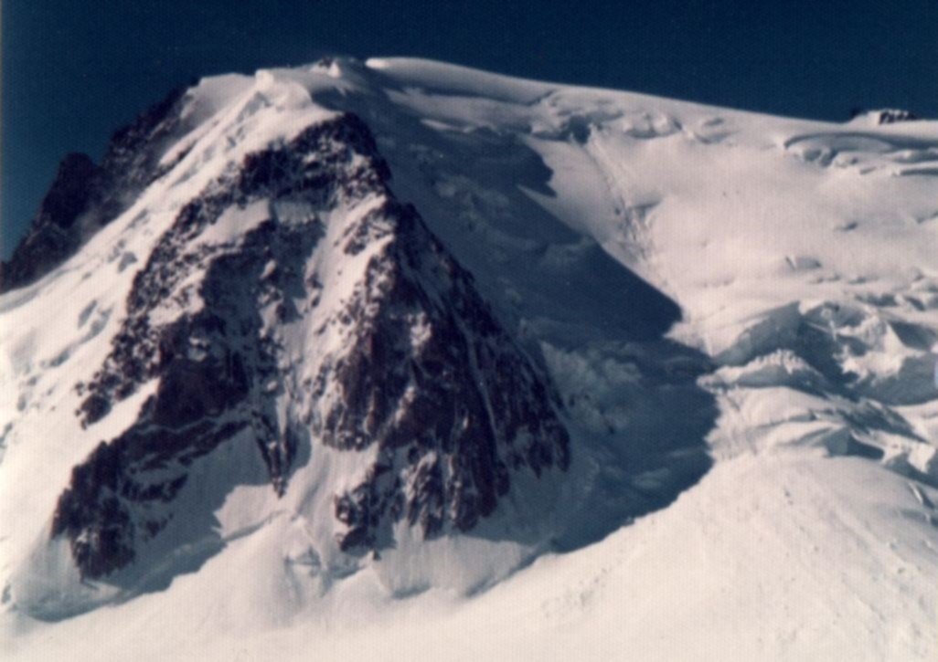 Mont Blanc du Tacul from Col du Midi