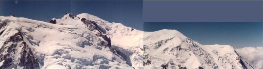 Mont Blanc from Aiguille du Midi