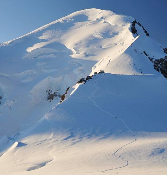 Normal route on Mont Blanc