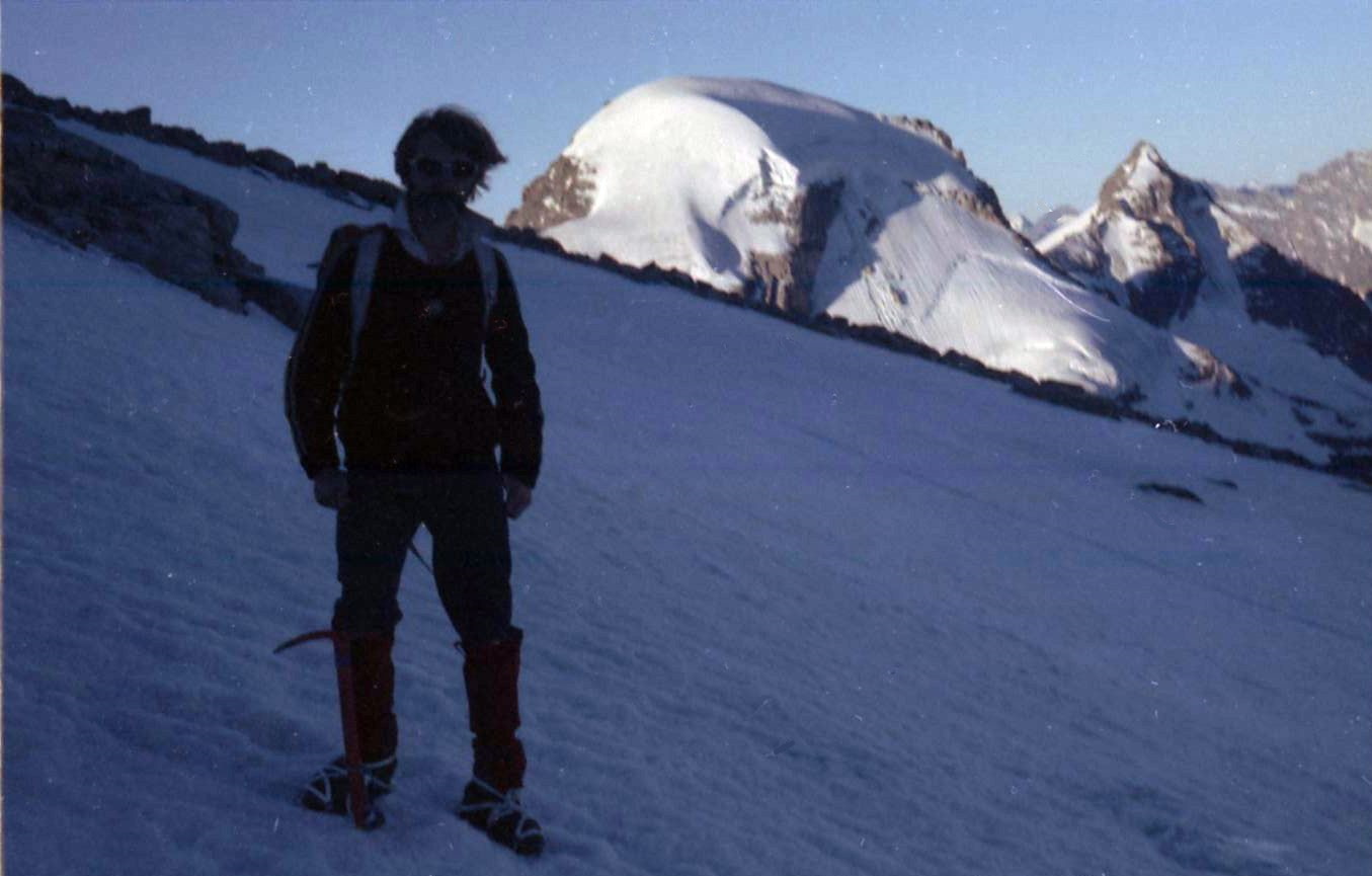 Ciarforon ( 3642m, 11,949ft ) on the ascent of the Gran Paradiso from Rifugio Vittoria Emanuele II