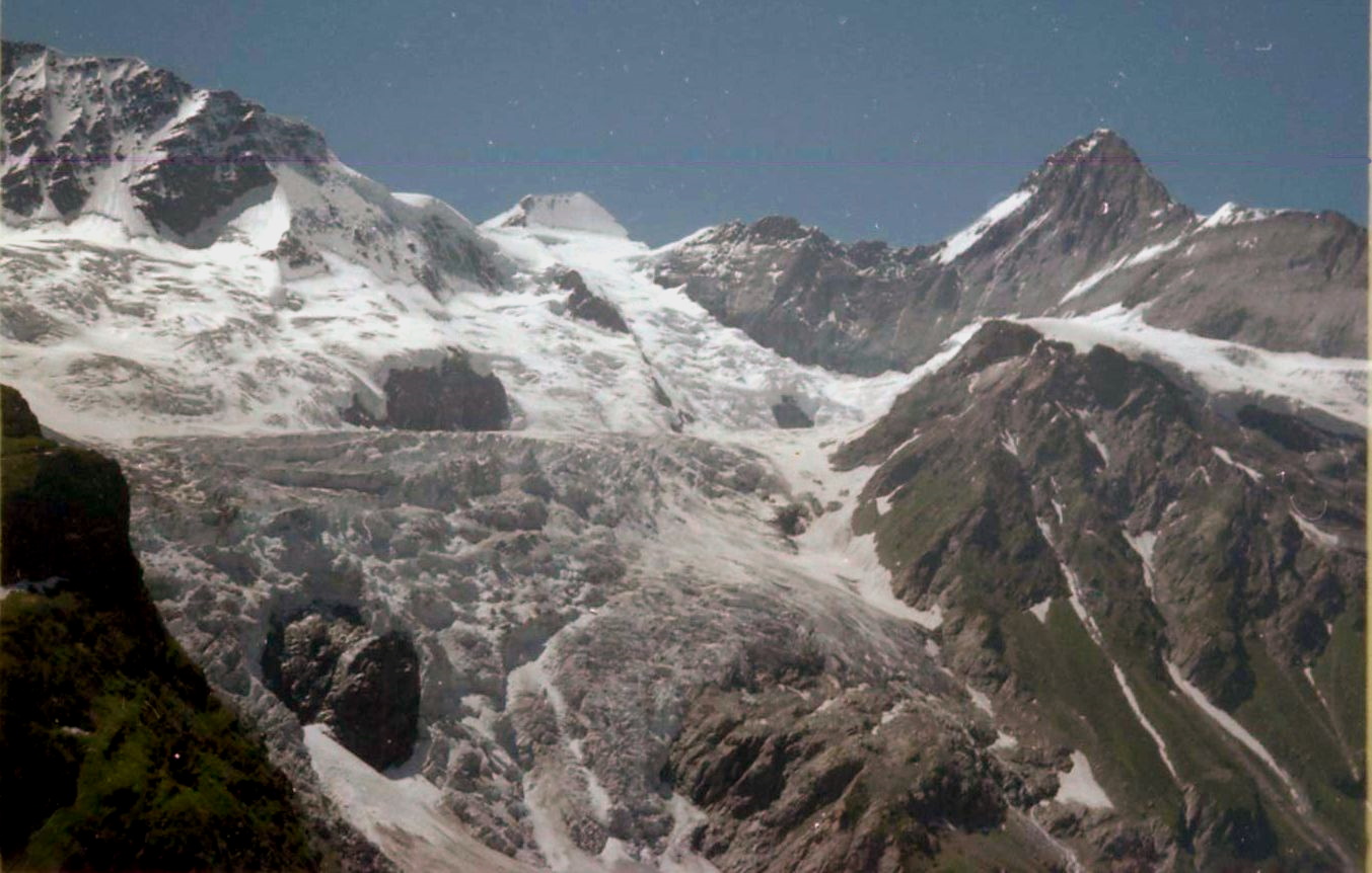 Monch and Eiger from the Schreckhorn