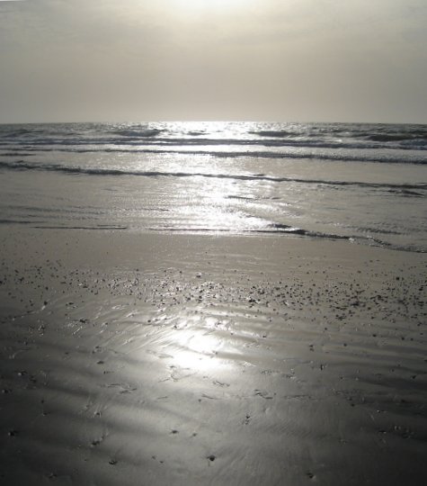 Sunsets on the Atlantic coast of The Gambia in West Africa