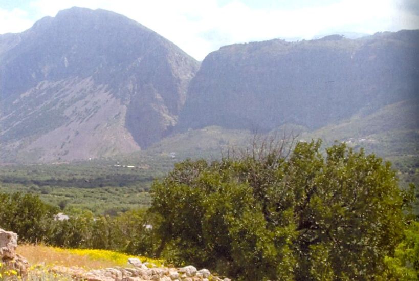 Cha Gorge on the Greek Island of Crete