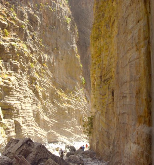 Samaria Gorge on Greek Island of Crete