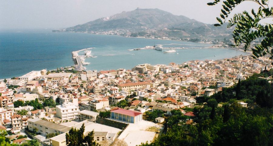 Harbour on the Ionian Island of Zakynthos in Greece