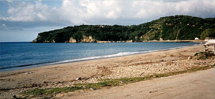 Valtos Beach at Parga on the Ionian Coast of Greece