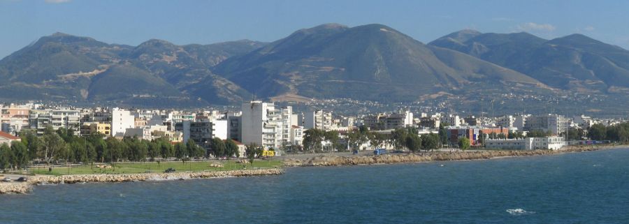 Seafront at Patras on the Peloponnese