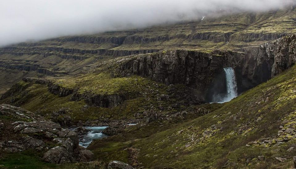 Waterfall in Iceland