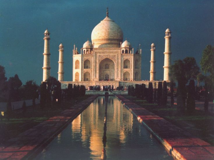 Taj Mahal in Agra, India - the finest example of Mughal architecture