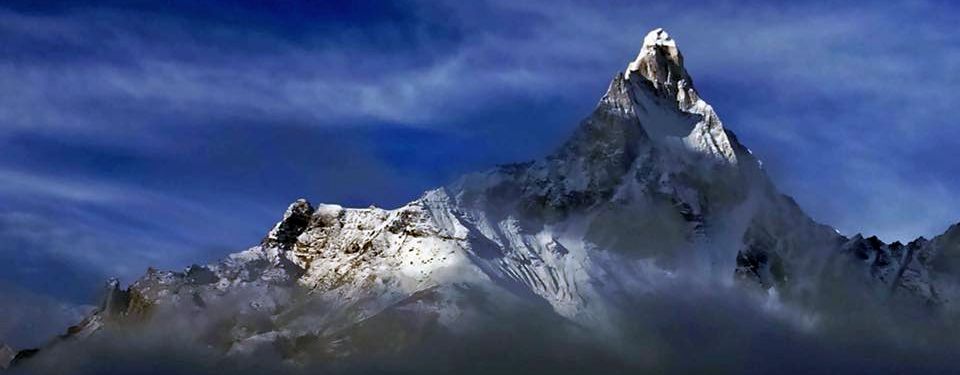 Shivling ( 6543m ) in the Garwal Himalaya of India