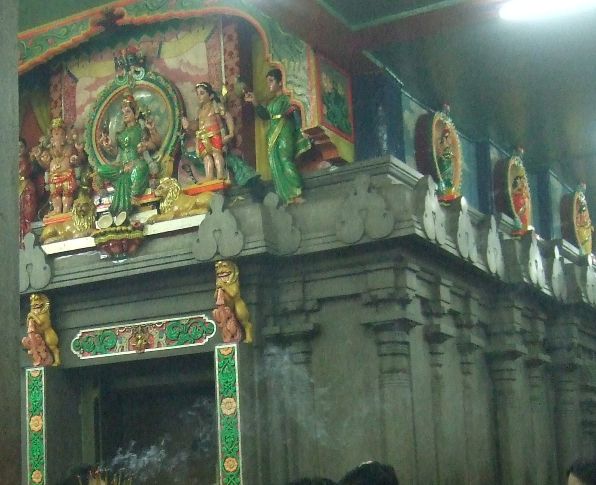 Icons in Mariamman Hindu Temple in Saigon ( Ho Chi Minh City )