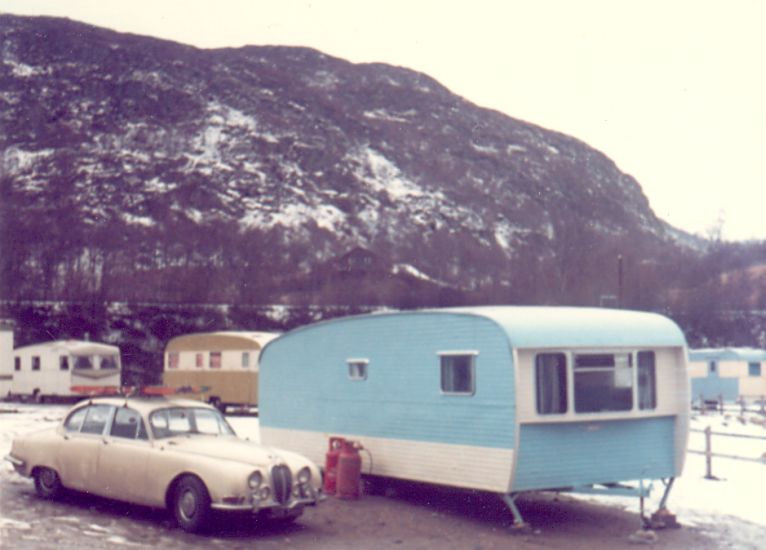 Jaguar MK II "S" type at Aviemore in the Cairngorms