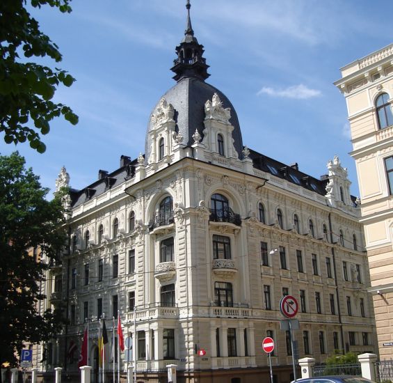 Art Nouveau Building in Riga