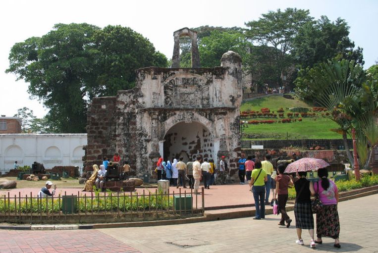 A Famosa Gateway in Malacca