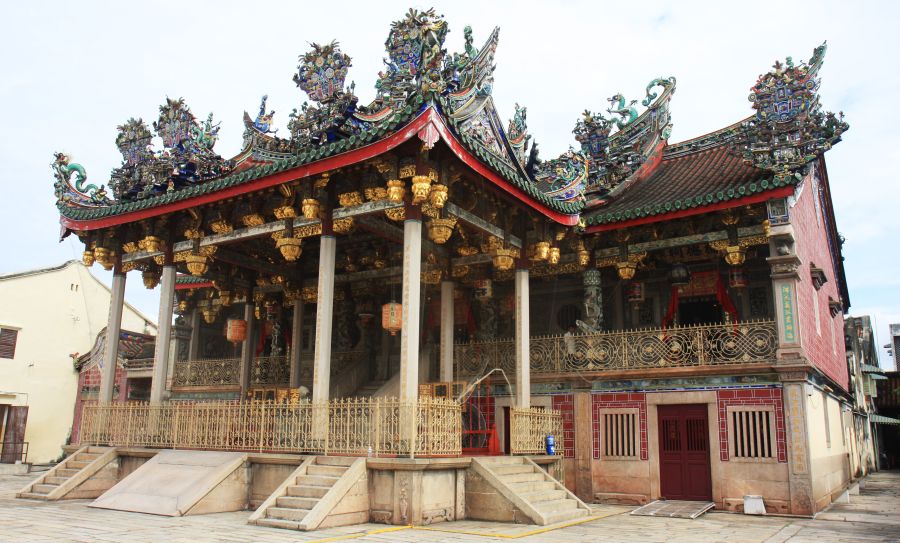 Khoo Kongsi Clan House in Georgetown on Pulau Penang