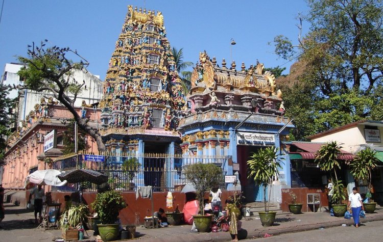 Sri Kali Hindu Temple in Yangon