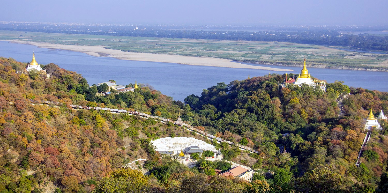 Temples on Sagaing Hill