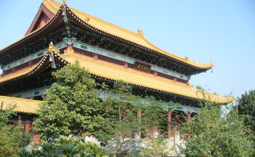 Chinese Maitreya Temple at Lumbini