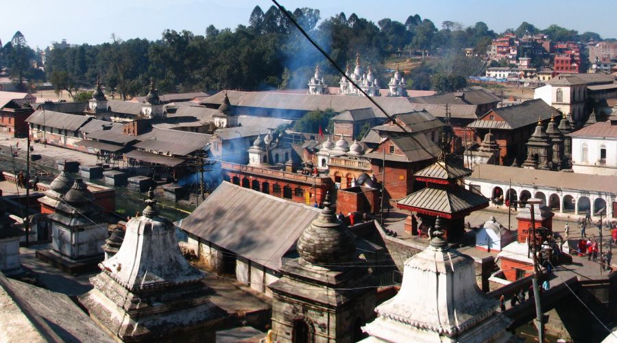 Hindu Temple at Pashupatinath in Kathmandu