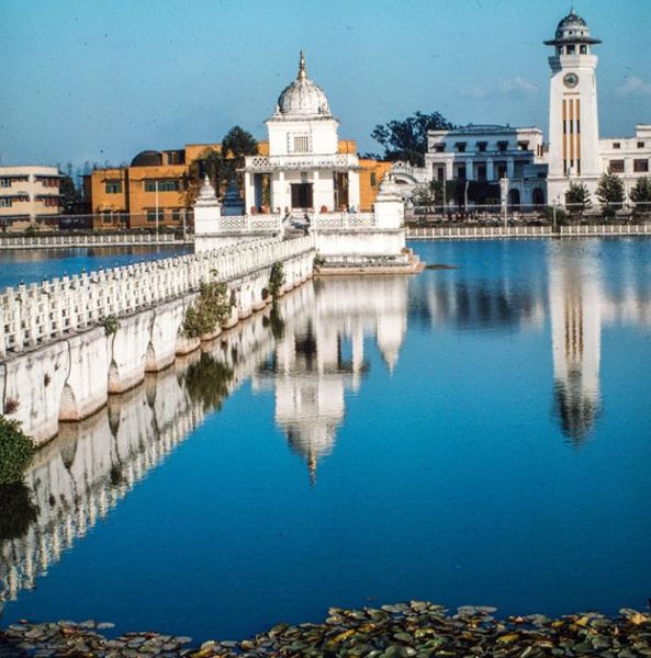 Rani Pokhari and Clock Tower in Kathmandu