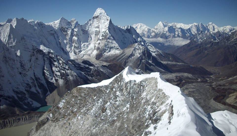 Ama Dablam from Island Peak ( Imja Tse )