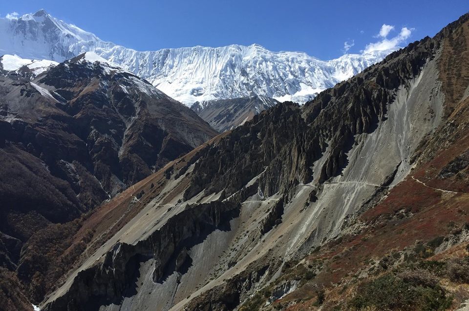 The Great Barrier on route to Tilicho Lake