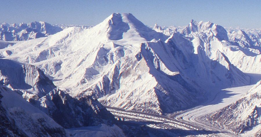 The Seven Thousanders - Chogolisa ( 7668m ) in the Karakorum Mountains of Pakistan